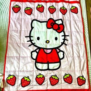 Hello kitty blanket for kids